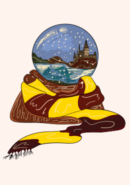 Открытка HOGWARTS#2